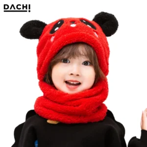 Kids Winter Panda Cap