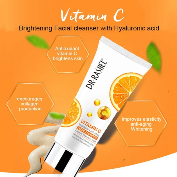 Dr.rashel Brightening Anti Aging Deep Cleansing Vitamin C - Image 3